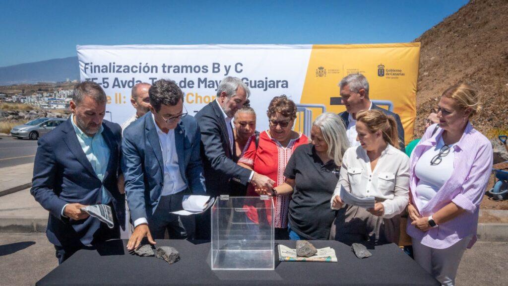 Gobierno de Canarias Inicia la Fase II de la TF 5: Primera Piedra Entre Ofra y El Chorrillo