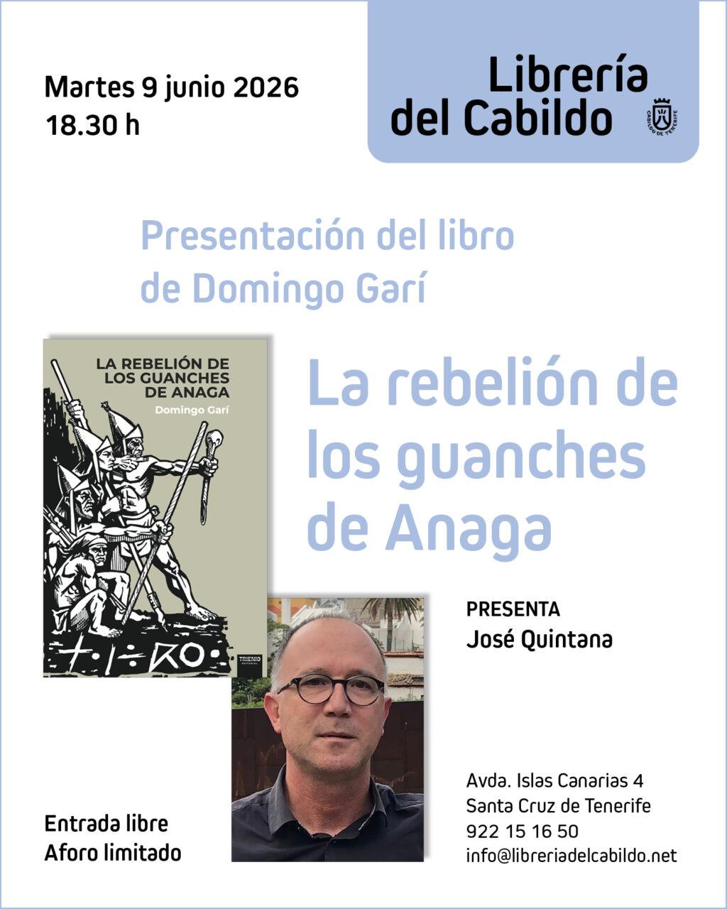 La Nueva Novela de Domingo Garí: La Resistencia Guanche Llega a la Librería del Cabildo