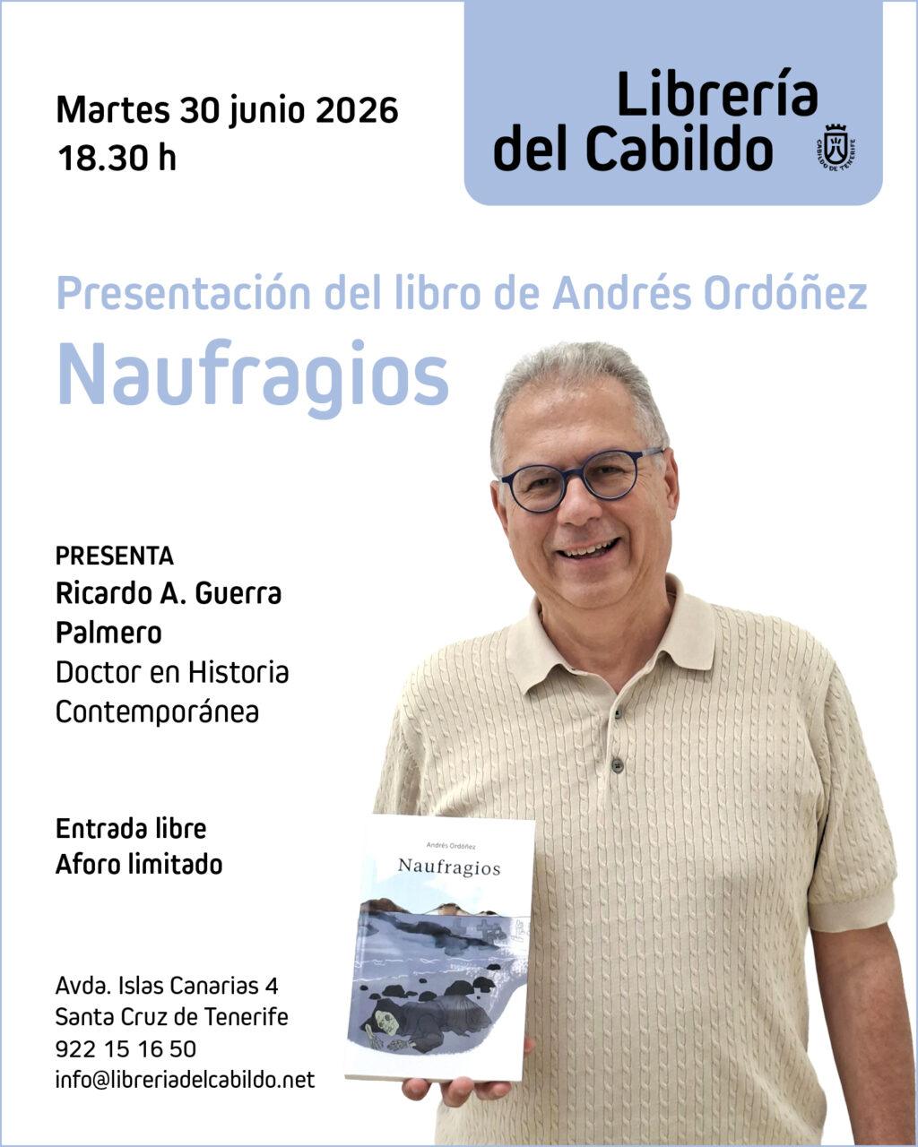 Descubre "Naufragios": Una Intriga Policíaca en la Canarias Contemporánea en la Librería del Cabildo