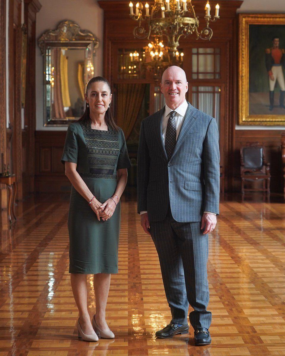 Sheinbaum se encuentra con Ben Horowitz, el influyente inversor de Facebook, Airbnb y Coinbase