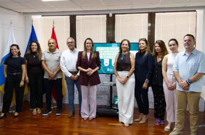 Nueve organizaciones apoyan el Pacto por la Movilidad Sostenible del Gobierno de Canarias