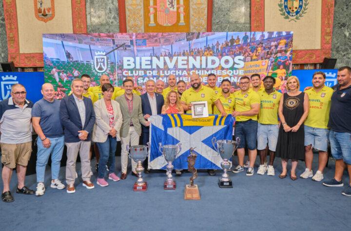 Homenaje del Cabildo de Tenerife al CL Chimbesque: Celebrando su Éxito y Aporte al Deporte Tradicional