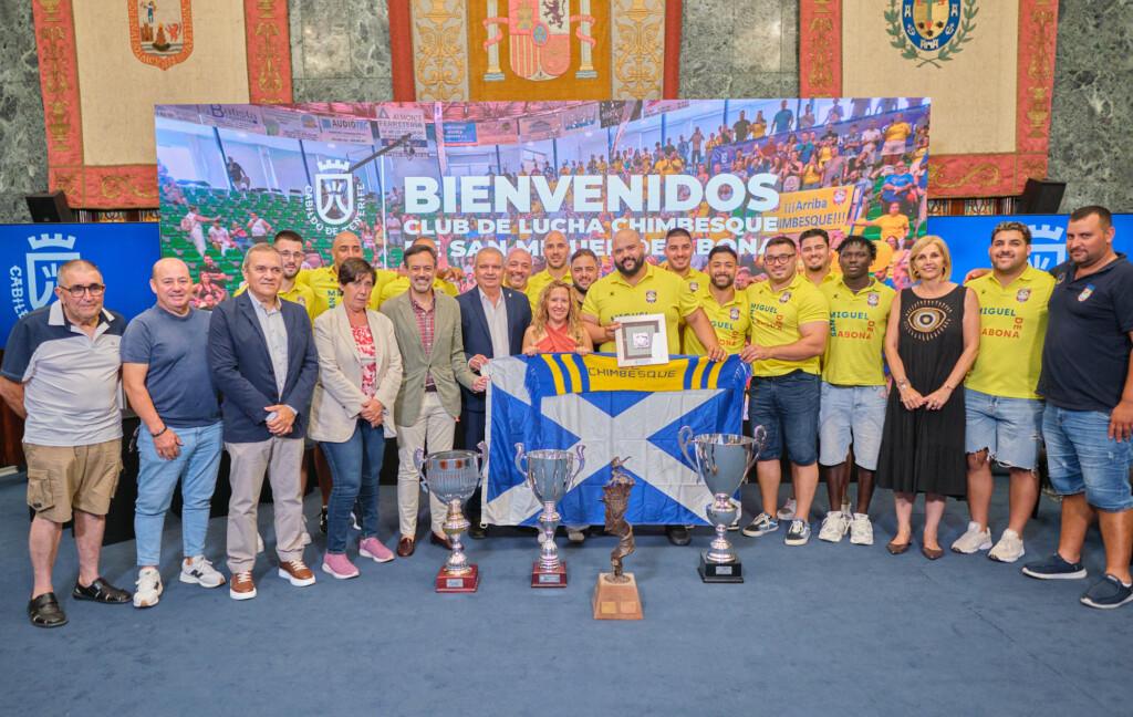 Homenaje del Cabildo de Tenerife al CL Chimbesque: Celebrando su Éxito y Aporte al Deporte Tradicional
