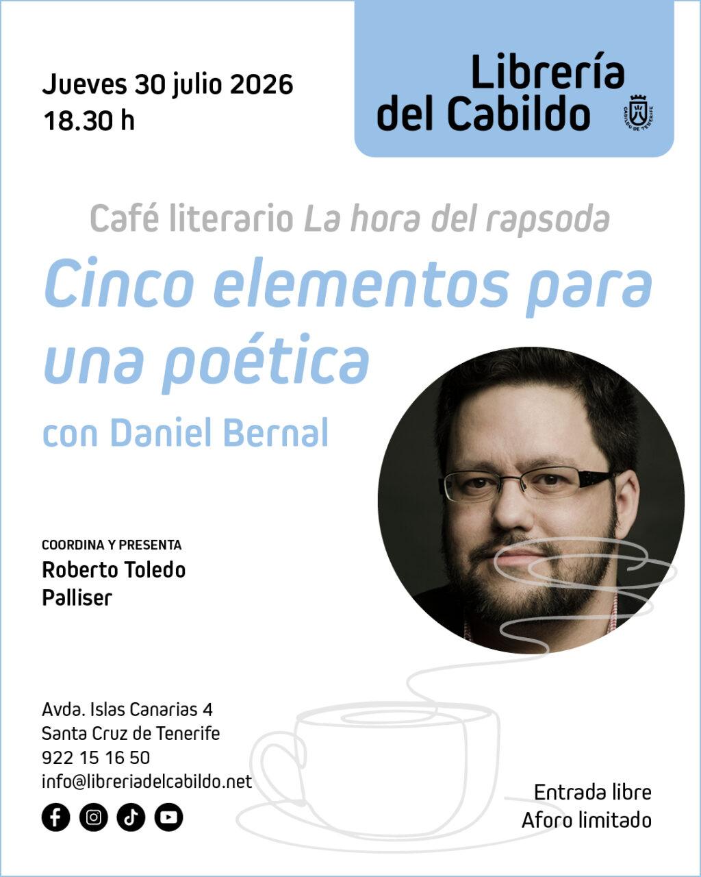 Descubre la Poética de Daniel Bernal en la Librería del Cabildo: Un Viaje Literario Inolvidable