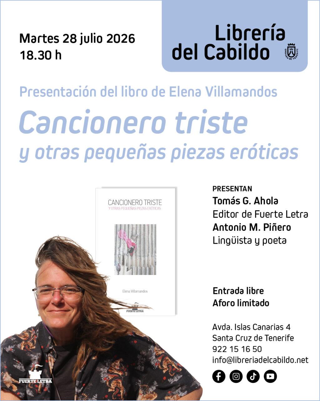 Descubre la Poesía Íntima de Elena Villamandos en la Nueva Espacio de la Librería del Cabildo
