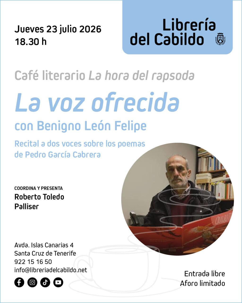 Descubre la Poesía de Pedro García Cabrera en la Librería del Cabildo: Un Viaje Literario Inolvidable