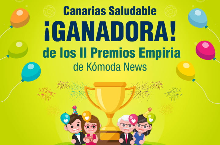 Canarias Saludable recibe el prestigioso premio nacional Empiria por su excelencia en Educación para la Salud