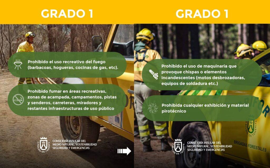 Medidas Extraordinarias del Cabildo para Prevenir Incendios Forestales en la Vertiente Sur de Tenerife
