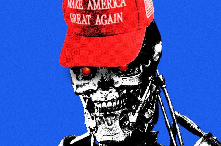 La empresa del hijo de Trump que planea enviar robots humanoides al campo de batalla