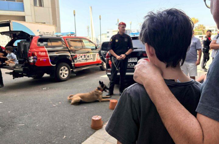 Visita de la Policía Canaria a pacientes pediátricos del Hospital La Candelaria: un gesto de apoyo y solidaridad