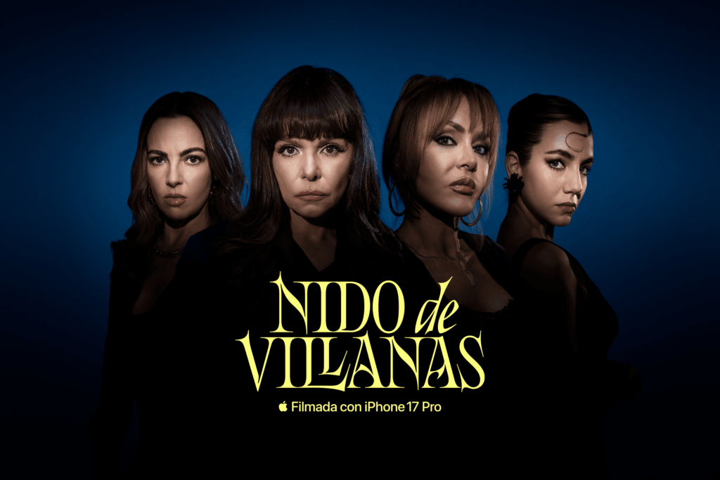 Apple lanza "Nido de Villanas": la innovadora micronovela vertical filmada con iPhone 17 Pro