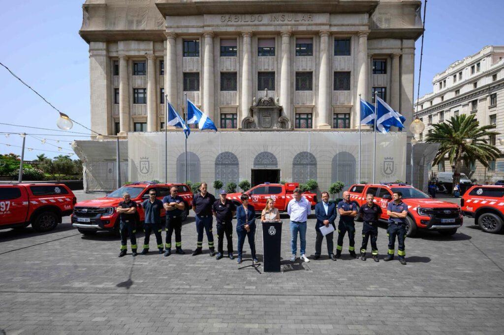 Cabildo Mejora la Eficiencia del Consorcio de Bomberos con la Adquisición de 8 Nuevos Vehículos