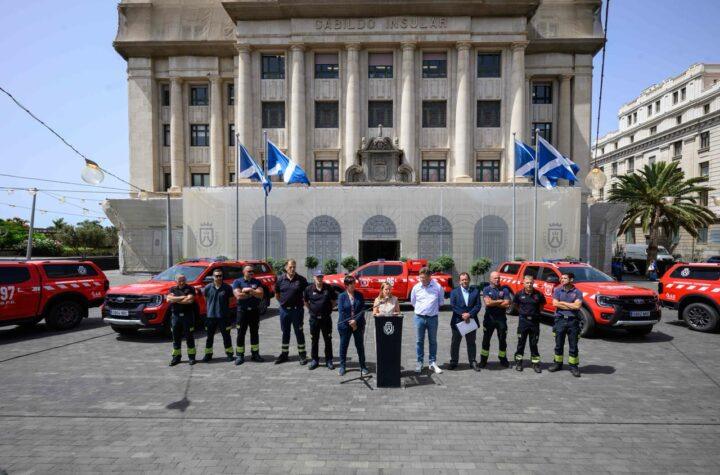 Cabildo Mejora la Eficiencia del Consorcio de Bomberos con la Adquisición de 8 Nuevos Vehículos
