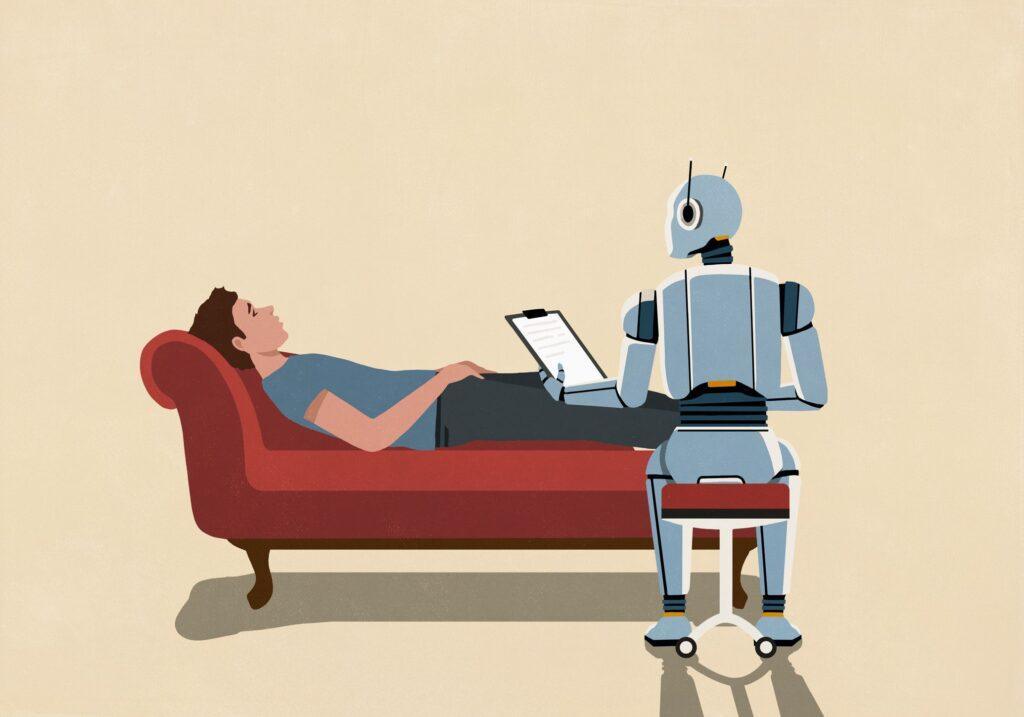La IA y el futuro de la terapia: ¿Pueden los chatbots reemplazar a los terapeutas humanos en la salud mental?