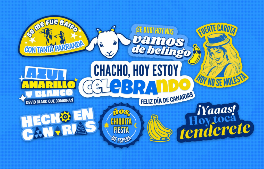 Descubre los divertidos 'stickers' de Turismo de Canarias que capturan el habla y el humor isleño, ¡ya utilizados por miles!