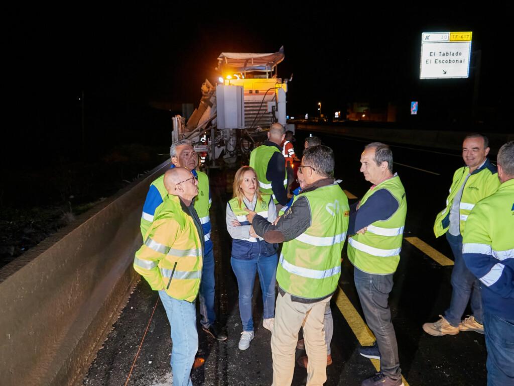 Rehabilitación de 18,6 km de la TF 1 entre Santa Cruz y Güímar: Cabildo invierte casi 14 millones de euros en mejoras viales