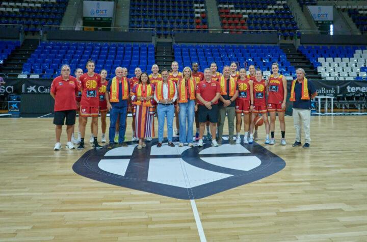 Apoyo del Cabildo a la Selección Española de Baloncesto Femenino para el Torneo Internacional de Tenerife