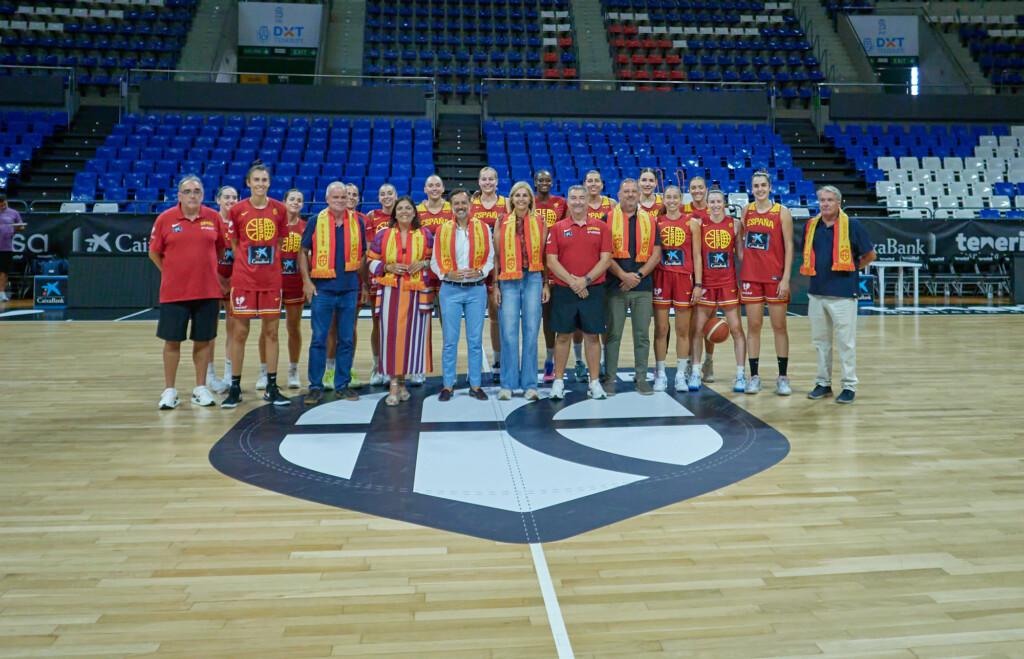 Apoyo del Cabildo a la Selección Española de Baloncesto Femenino para el Torneo Internacional de Tenerife
