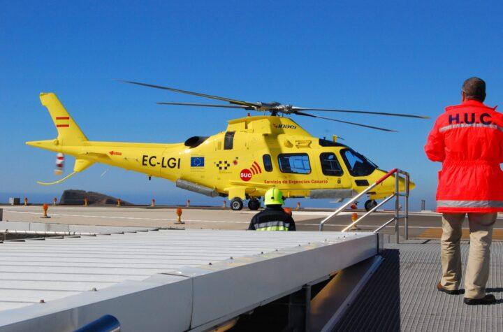 Helisuperficie del HUC registra 237 aterrizajes de helicópteros del SUC en