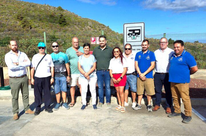 Cabildo Inaugura Primera Área de Servicio Público para Caravanas en el Centro Logístico de La Guancha, Norte de la Isla