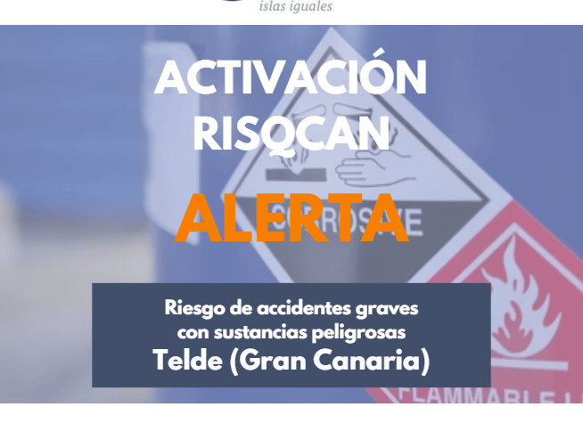 Gobierno activa alerta RISQCAN por riesgo de accidentes graves en Gran Canaria