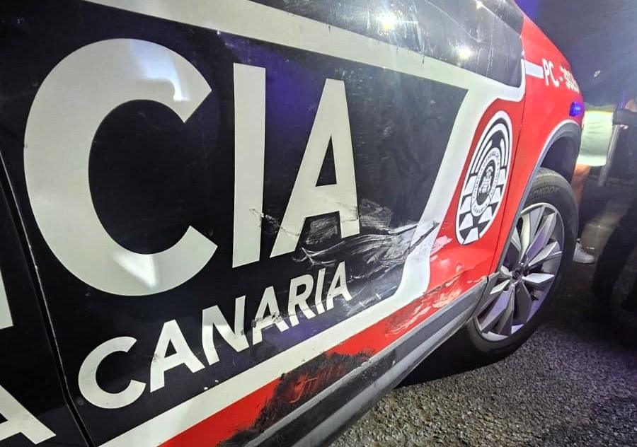Detenido en Antigua: Conductor escapa de control policial y es arrestado por la Policía Autonómica