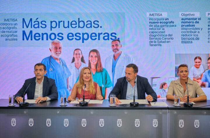 Cabildo de Tenerife y SCS invierten 12 millones de euros para mejorar la capacidad diagnóstica del Área de Salud de la isla