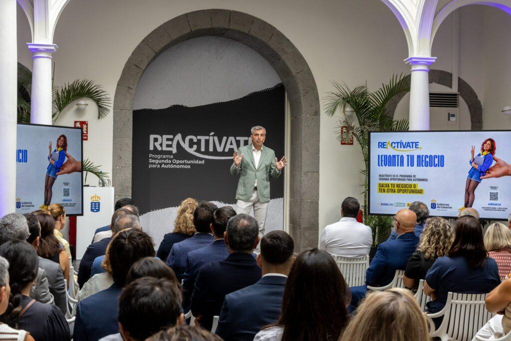 Gobierno lanza programa 'Reactívate' para apoyar a autónomos canarios en tiempos de crisis