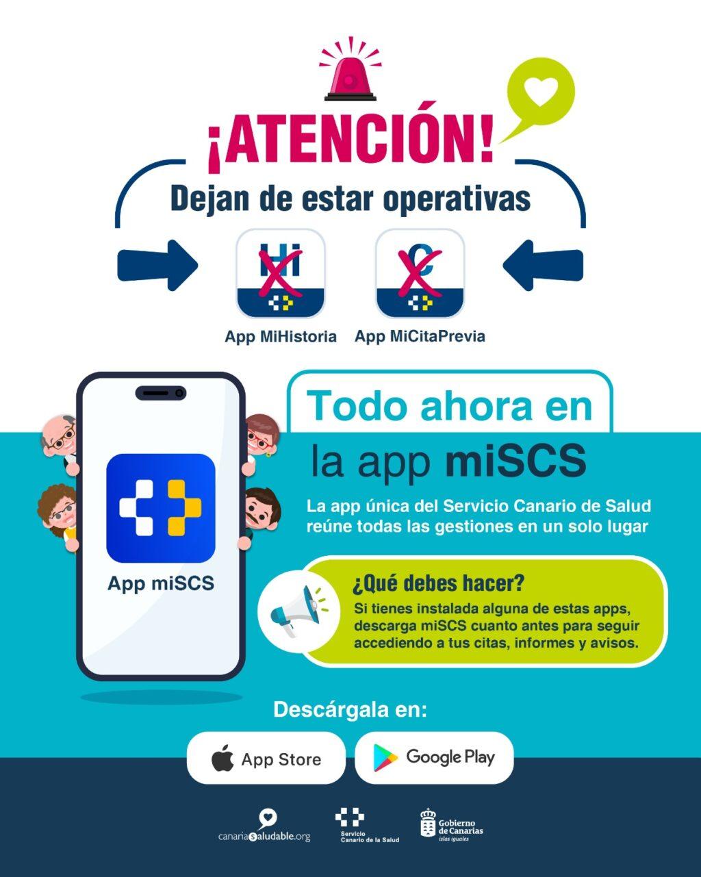 Mejora tu experiencia de salud: el SCS integra gestión de citas y consulta de historial clínico en la app miSCS