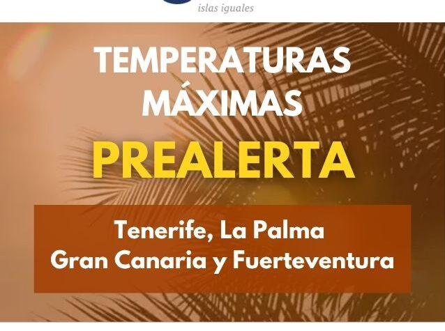 El Gobierno amplía la prealerta por altas temperaturas en La Palma y Fuerteventura: Últimas novedades y recomendaciones