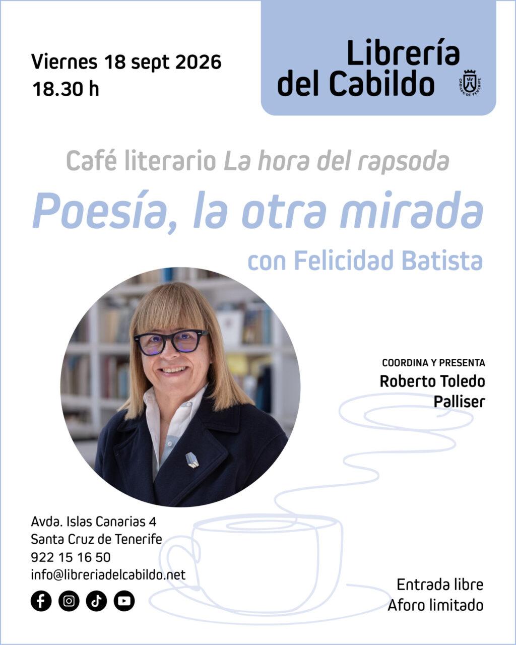 Descubre el Universo Poético de Felicidad Batista en la Librería del Cabildo