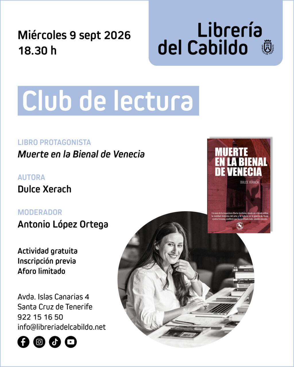 Descubre la Última Novela Negra de Dulce Xerach en la Librería del Cabildo