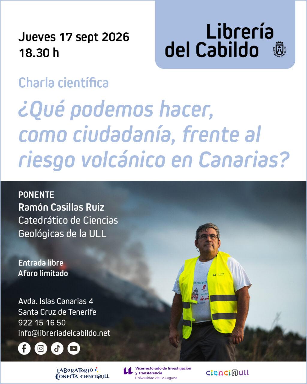 Descubre las Claves del Riesgo Volcánico en Canarias en la Librería del Cabildo