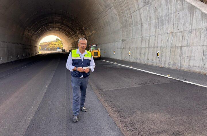 Rehabilitación de la TF 5 entre Icod y El Tanque: Obras finalizadas y circulación restablecida este viernes por la noche