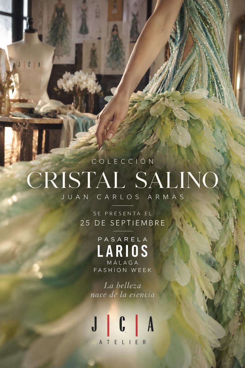 Juan Carlos Armas Deslumbra en Pasarela Larios con su Colección 'Cristal Salino' de Tenerife Moda