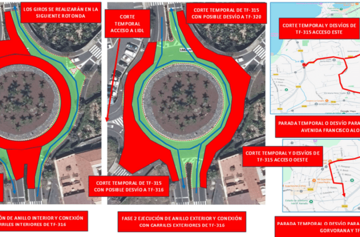 Rehabilitación de la TF 316: Mejoras en el firme de El Toscal, Los Realejos