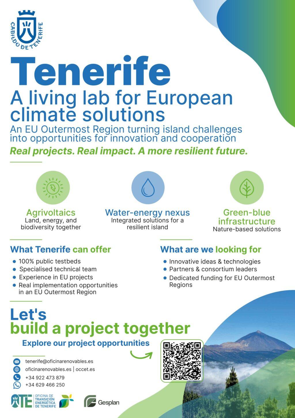 Tenerife se Destaca en Bruselas como Modelo de Resiliencia Climática e Innovación Verde según el Cabildo