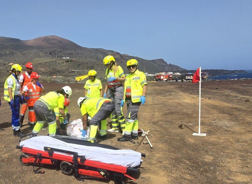 El SUC Asume el Mando Sanitario en Simulacro de Accidente Aéreo por AENA en El Hierro