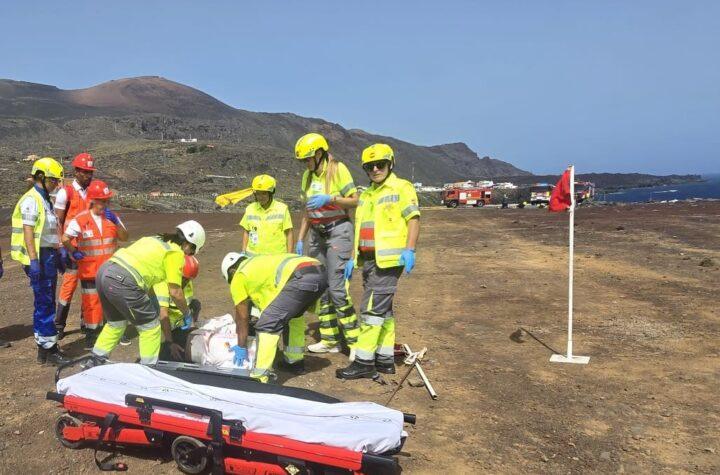 El SUC Asume el Mando Sanitario en Simulacro de Accidente Aéreo por AENA en El Hierro
