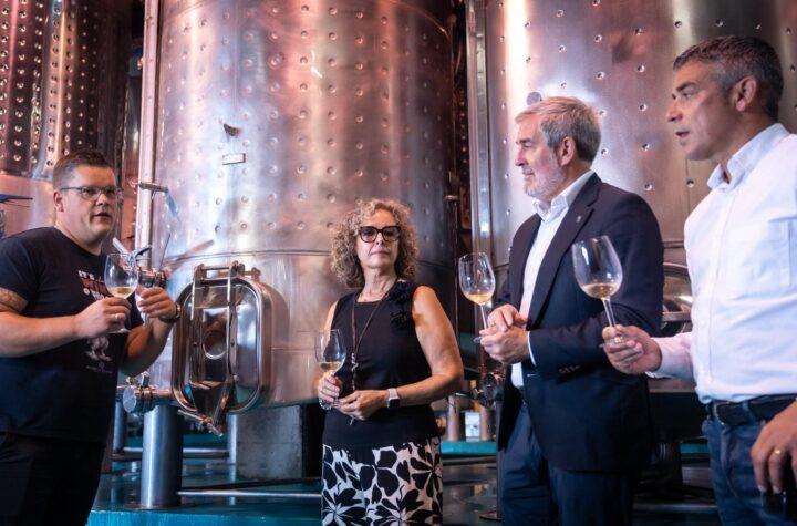 Clavijo impulsa el enoturismo para enriquecer el sector primario y diversificar la oferta turística