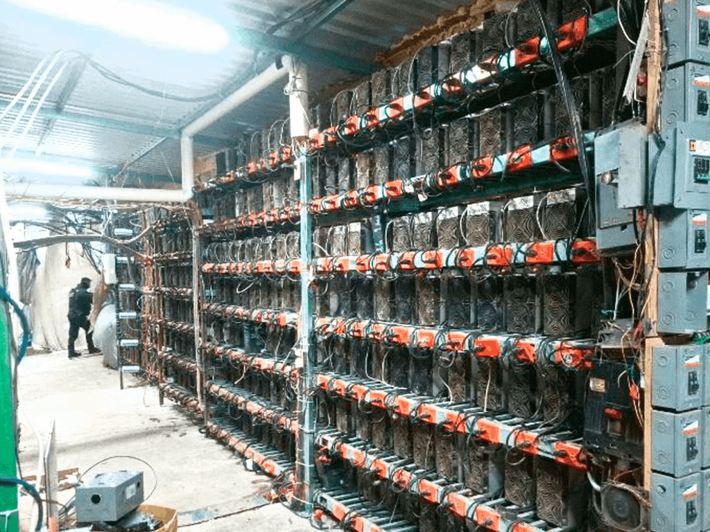 Descubren granja ilegal de criptomonedas en Puebla: conexión entre robo de energía y lavado de dinero