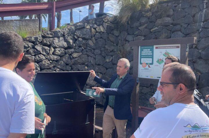 El Mercadillo del Agricultor de Tacoronte impulsa la economía circular con su innovadora zona de compostaje