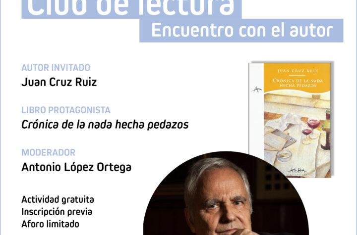 La Librería del Cabildo Presenta la Obra Maestra de Juan Cruz en su Club de Lectura