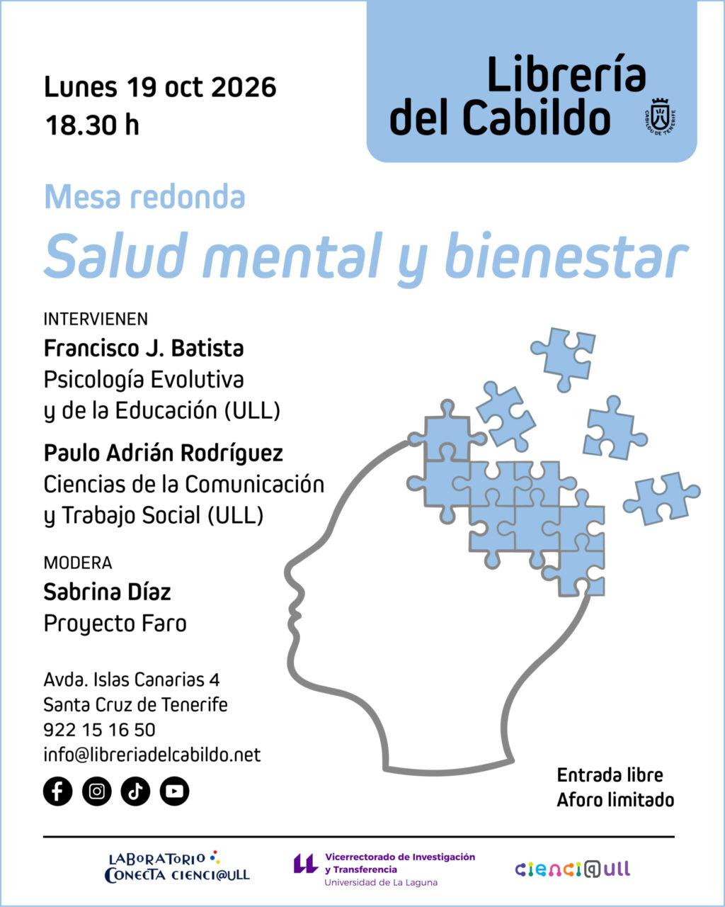 Librería del Cabildo: Nuevo Espacio de Diálogo sobre Salud Mental y Bienestar