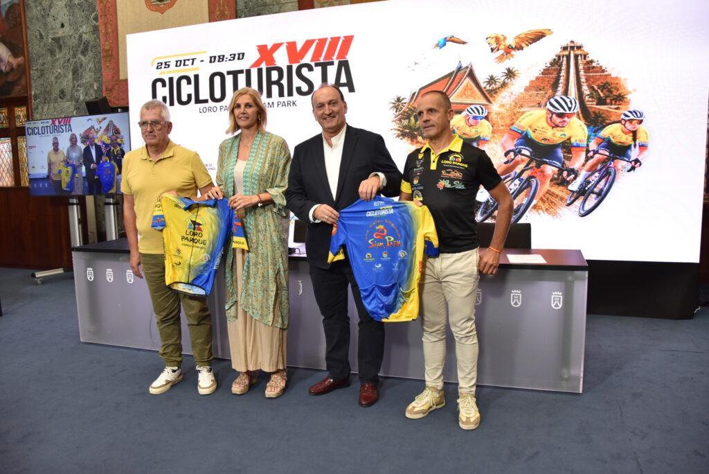 La XVIII Cicloturista Loro Parque Siam Park: Celebrando 18 Años de Aventura y Naturaleza en el Cabildo