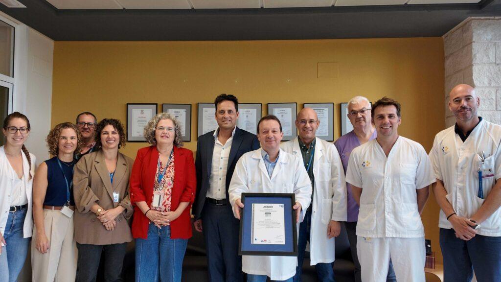 Hospital Doctor Negrín: Certificación AENOR del Sistema de Gestión Ambiental logran un importante reconocimiento ambiental
