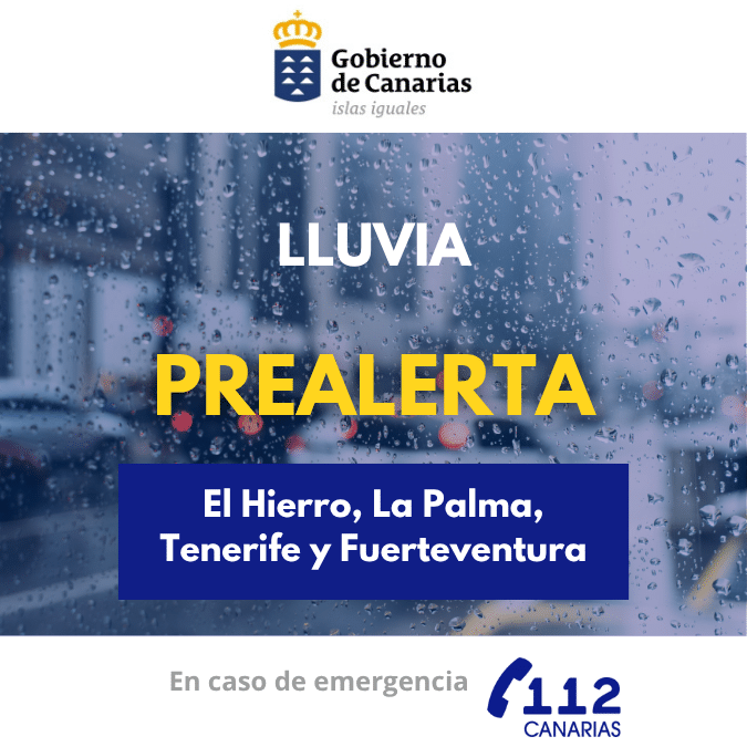 Gobierno declara prealerta por lluvias en El Hierro, La Palma, Tenerife y Fuerteventura: Últimas actualizaciones meteorológicas